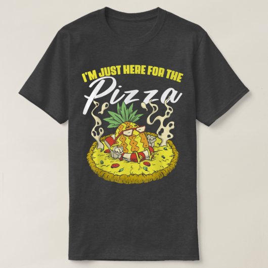 ただのピザ好き Tシャツ (デザイン正面)