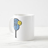 ただのピックボールを食べる コーヒーマグカップ (正面左)