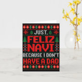 ただのフェリズナビ だって 私にはパパがいないのよ みにくいS カード (黄色い花)