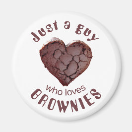 ただのブラウンの磁石が大好きな男だ マグネット