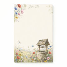 ただのメモ 野の花の心願の井戸 ポストイット® メモ