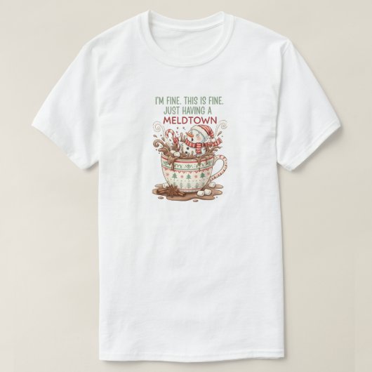 ただのメルドン中です  Tシャツ (デザイン正面)