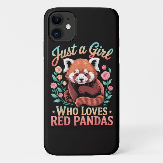 ただのレッドパンダが好きな女の子 Case-Mate iPhoneケース (裏面)
