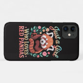 ただのレッドパンダが好きな女の子 Case-Mate iPhoneケース (裏面(横))