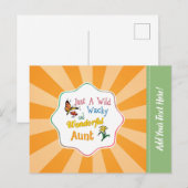 ただのワイルドでクレイジーで素敵なおばさん ポストカード (正面/裏面)