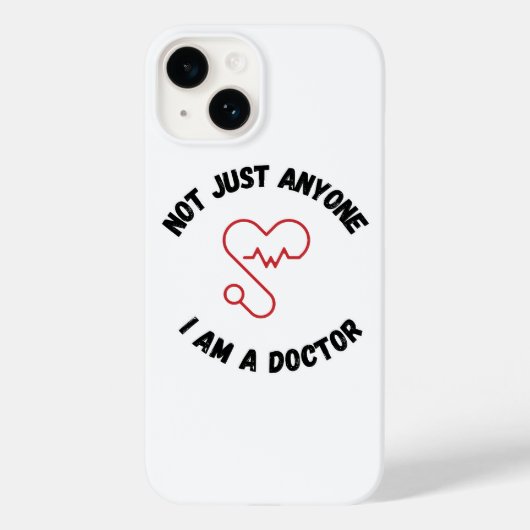 ただの人間じゃない - 私は医者です iPhoneケース Case-Mate iPhoneケース (裏面)