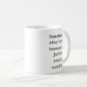 ただの人間なので、私は時々家の中にいる  コーヒーマグカップ (正面右)