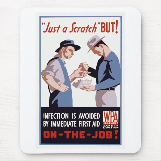 ただの傷だ – でも！ マウスパッド (正面)