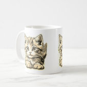 ただの可愛い子猫 コーヒーマグカップ (正面左)