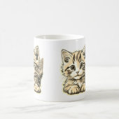 ただの可愛い子猫 コーヒーマグカップ (中央)