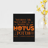 ただの大統領のごまかし言葉の集まり カード (黄色い花)