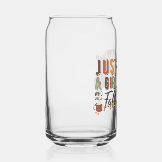 ただの女の子が秋を愛して散らかったパン ガラス缶 (正面)