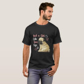 ただの女の子が自慢の犬の愛人ギフトかわいい Tシャツ (正面フル)