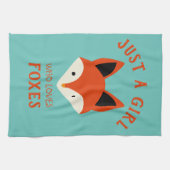 ただの女の子でキツネ キッチンタオル (横)
