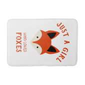 ただの女の子でキツネ バスマット (正面)