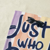 ただの女の子でビーチ ビーチタオル (インサイチュ)