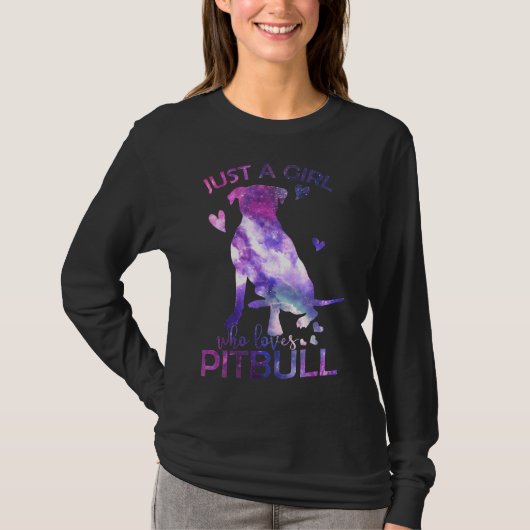 ただの女の子でピットブル Tシャツ (正面)