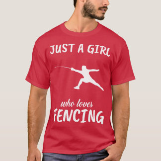 ただの女の子でフェンシング Tシャツ