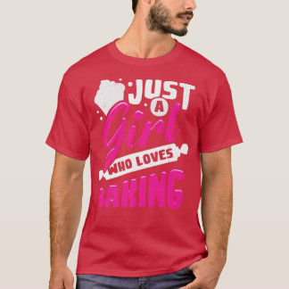 ただの女の子でベーキング Tシャツ