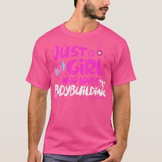 ただの女の子でボディビル Tシャツ (正面)