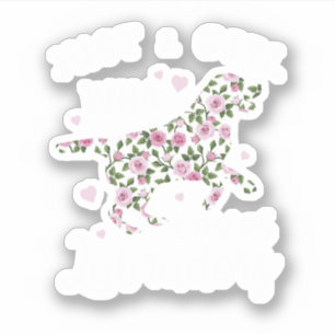 ただの女の子でラブラドールが大好き。完璧なギフトアイディア シール