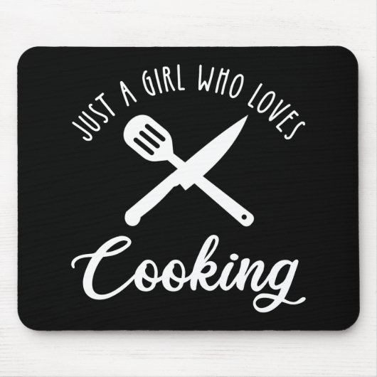 ただの女の子で料理 マウスパッド (正面)
