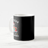 ただの女の子で、パグやクリスマスの醜さを愛している コーヒーマグカップ (正面左)