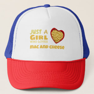 ただの女の子でmacとチーズが大好き キャップ