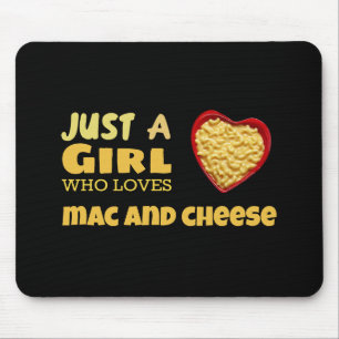 ただの女の子でmacとチーズが大好き マウスパッド