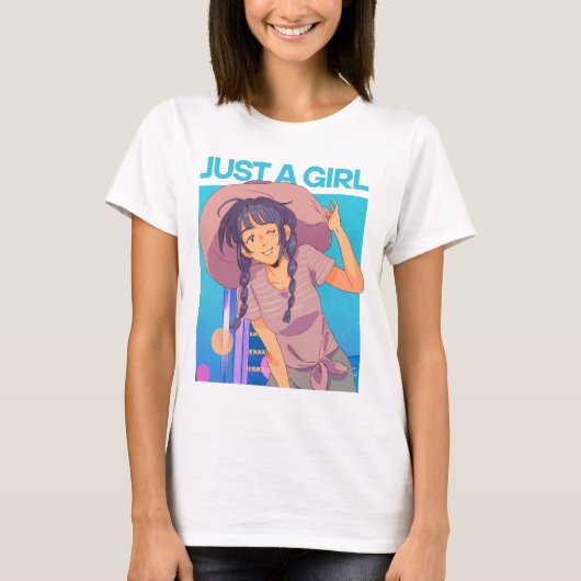 ただの女の子のTシャツ Tシャツ (正面)