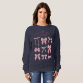 ただの女の子らしい女の子 スウェットシャツ (正面フル)