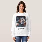 ただの女の子 スウェットシャツ (正面フル)