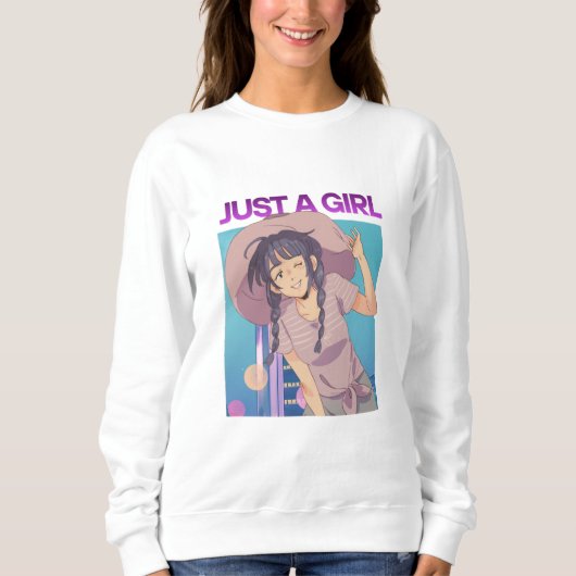 ただの女の子 スウェットシャツ (正面)