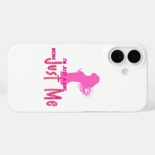 ただの女の子 Case-Mate iPhoneケース (裏面 (横))