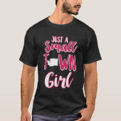 ただの小さな町の女の子ワシントンティー Tシャツ (正面)