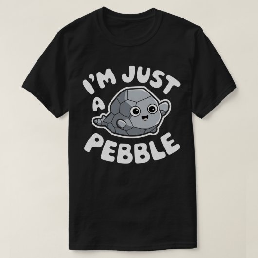 ただの小石のダンディ世界だ Tシャツ (デザイン正面)