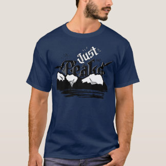 ただの山の落書きのストリートアートが面白い Tシャツ