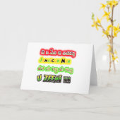 ただの普通のジャマイカの男です、私はただ生きているだけ、人生が投げかけてくるものに立ち向かって。 カード (黄色い花)