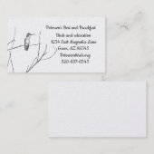 ただの棒の上のハチドリ 名刺 (正面/裏面)