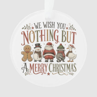 ただの楽しいクリスマス オーナメント