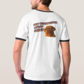 ただの波動 犬 Tシャツ (裏面)