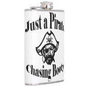 ただの海賊の追いかけ戦利品 – ブラック顔 フラスク (右)