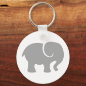 ただの灰色の象 キーホルダー (正面)