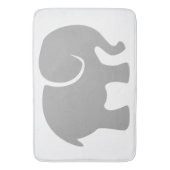 ただの灰色の象 バスマット (正面縦)