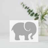 ただの灰色の象 ポストカード (スタンド正面)