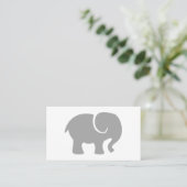 ただの灰色の象 名刺 (スタンド正面)