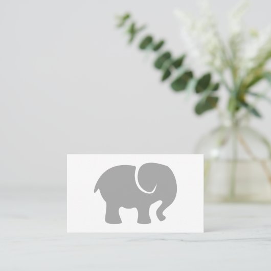 ただの灰色の象 名刺 (スタンド正面)