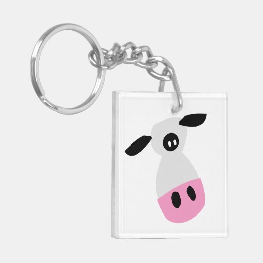 ただの牛 キーホルダー (正面左)