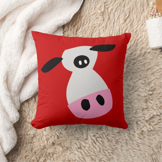 ただの牛 クッション (ブランケット)