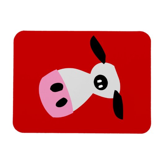 ただの牛 マグネット (横)